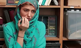 Shoplyfter- sexy muslim in force age teenager putrefactive & harassed