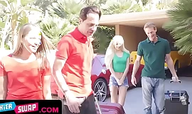 Hot Dads Trade Adorable Teen Stepdaughters Elsa Jean And Liza Rowe pt.1