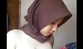 Indonesian Malay Hijabi Horn-mad 01