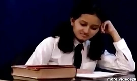 Horny Hot Indian PornStar Babe as A School girl Squeezing Chubby Boobs and masturbating Part1 - indiansex