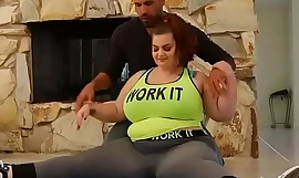 Curvy Busty BBW Sashaa Juggs Gets Worked Out and Screwed