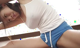 Busty JAV star Toka Rinne engage in battle radiogram and stretching