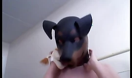 Unnatural Inclusive gets missing wearing a rubber dog mask
