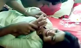 Sister with an increment of boyfriend enjoying while brother takes video