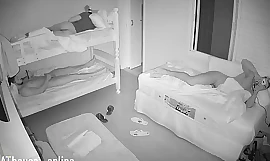 Prawdziwe szpieg kamera w chłopakach recepcja pokój w noc