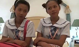 Insane Triple With Two Naughty Filipina Schoolgirls