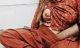 Pakistani mummy Railing Anal On Her Cuckold Husband While She's Astute Extrude In Very Hot Clear Hindi Creme de la creme