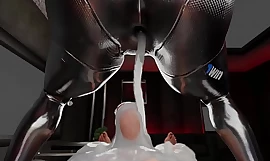 Balerina di Atomic Heart fa un giro anale fino allo sperma