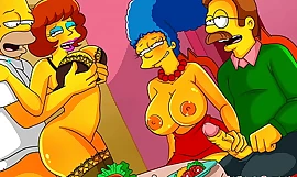Membalas kebaikan! Istri baru! Simpsons, porno Simpsons